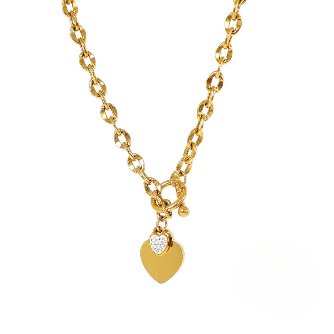 Colar de Elos Amichie Banhado em Ouro 18k
