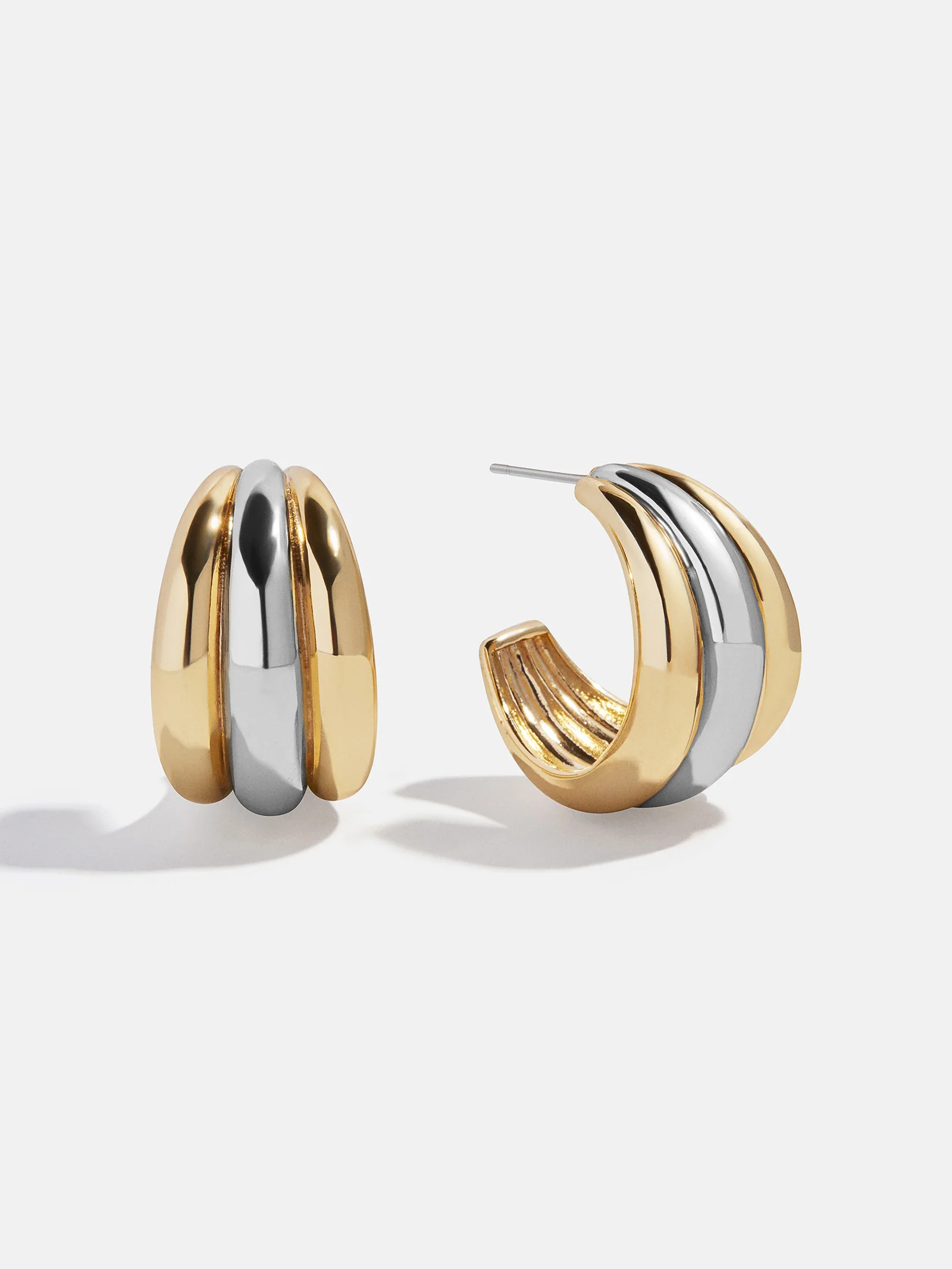 Argola Tripla Duo Tone - Imagem 4