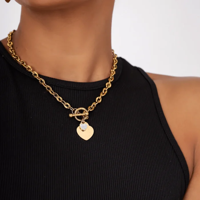 Colar de Elos Amichie Banhado em Ouro 18k - Imagem 4