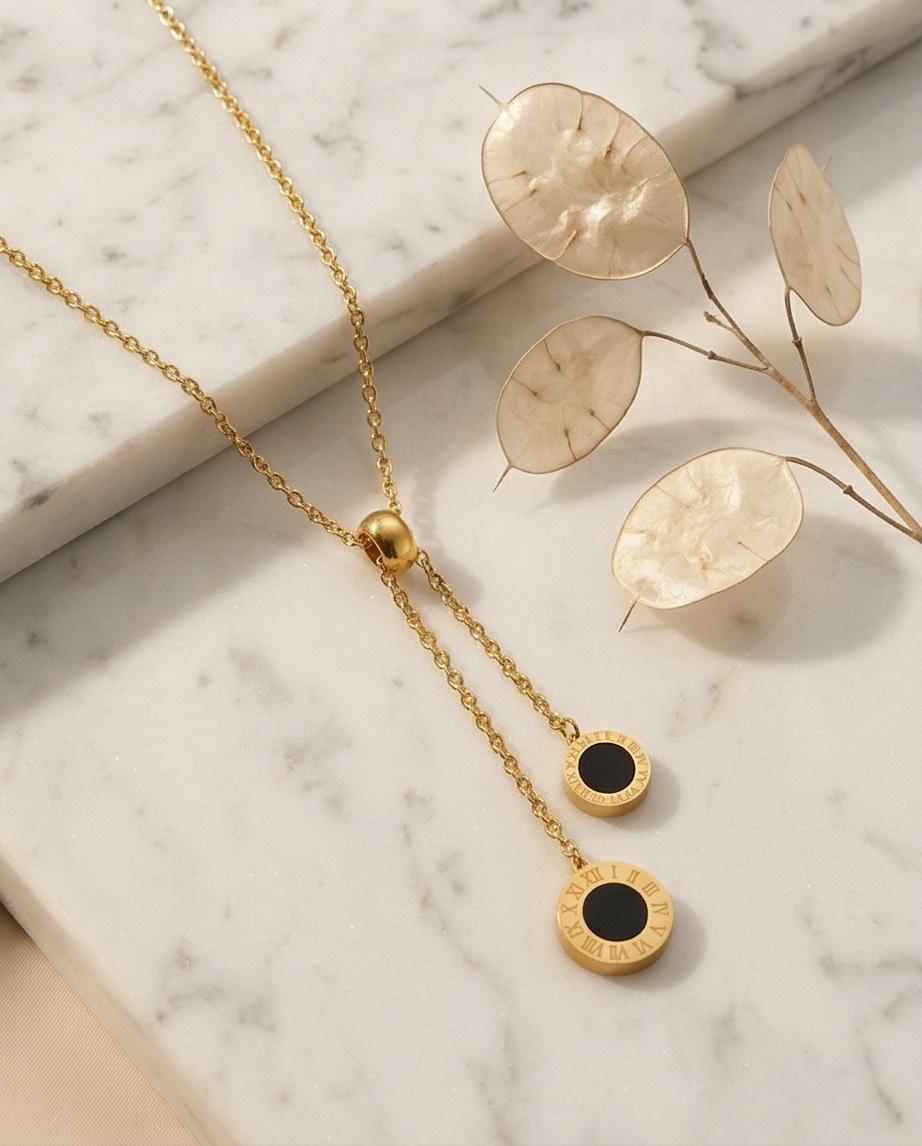 Colar Gravatinha Athenas Banhado em Ouro 18k - Imagem 3