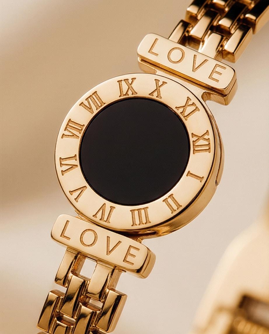 Bracelete Hera Pedra Onix Banhado em Ouro 18K - Imagem 3