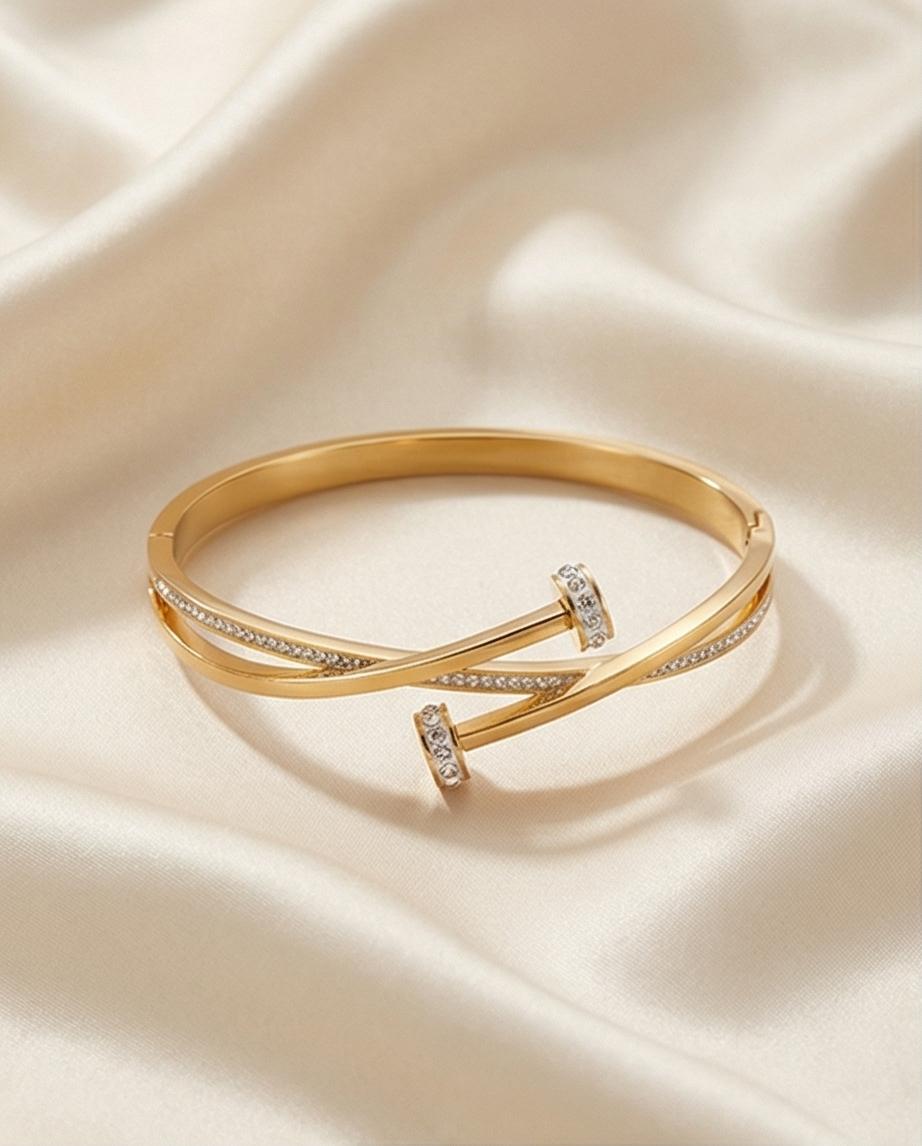 Bracelete Feminino Cravejado em Zircônia - Imagem 3