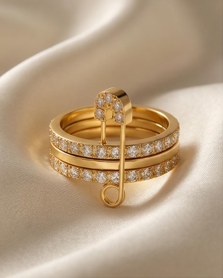 Anel Brilhante em Ouro 18k - Imagem 3