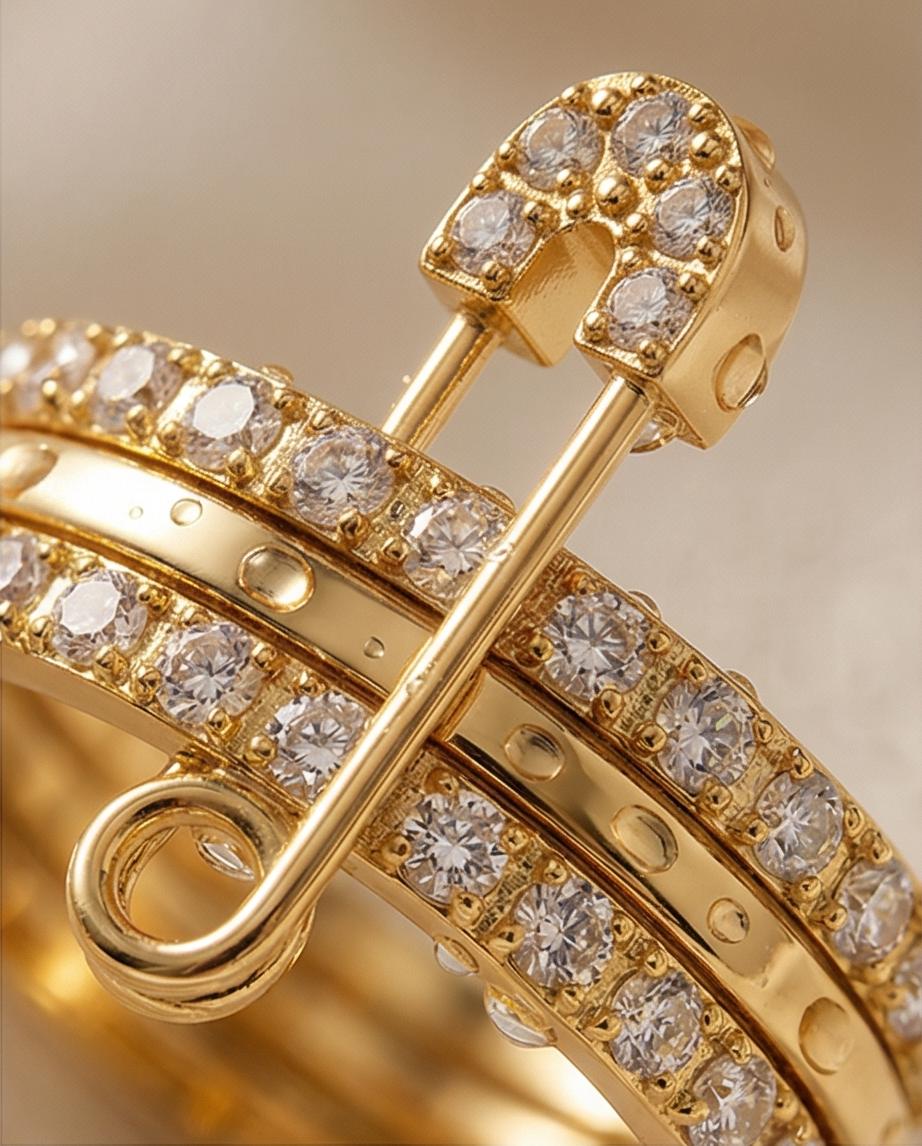 Anel Brilhante em Ouro 18k - Imagem 4