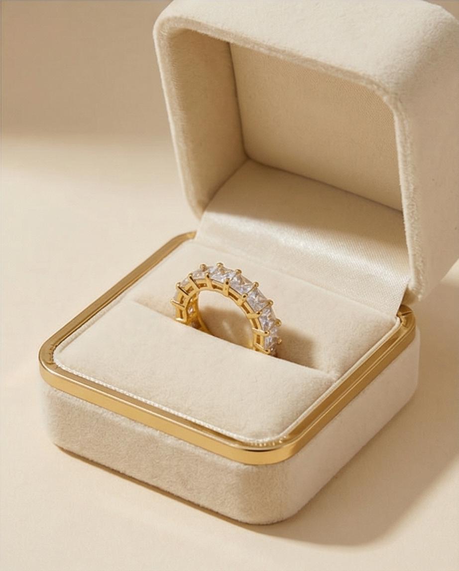 Anel Queen Banhado em Ouro 18k - Imagem 3