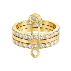 Anel Brilhante em Ouro 18k