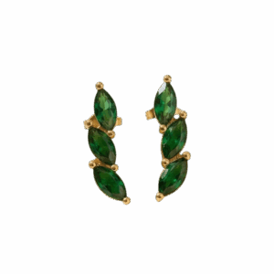 Brincos Ear Cuff Florença Banhados Ouro 18k