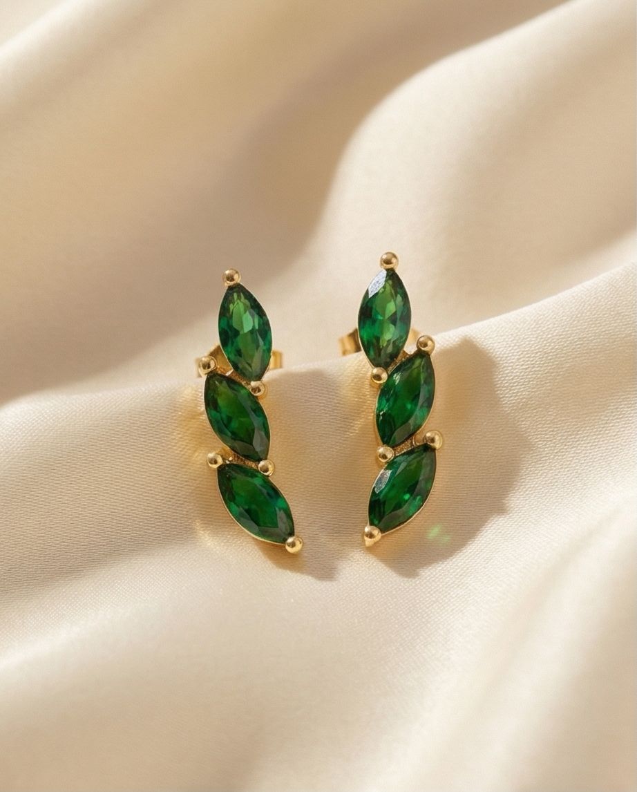 Brincos Ear Cuff Florença Banhados Ouro 18k - Imagem 4