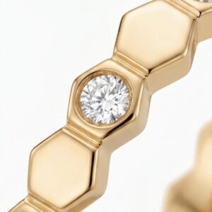 Anel Kaena Luz Banhado em Ouro 18k
