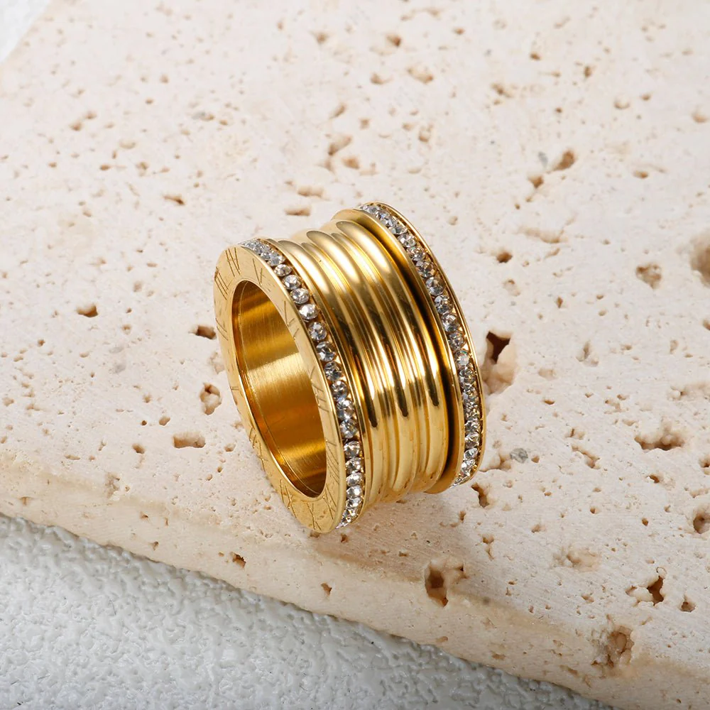 Anel Laryss Banhado em Ouro 18K - Imagem 3