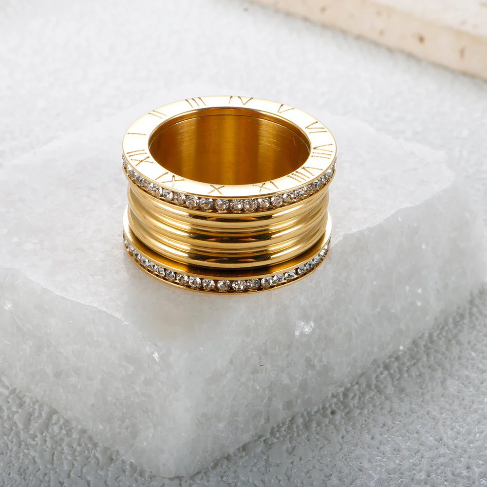Anel Laryss Banhado em Ouro 18K - Imagem 2