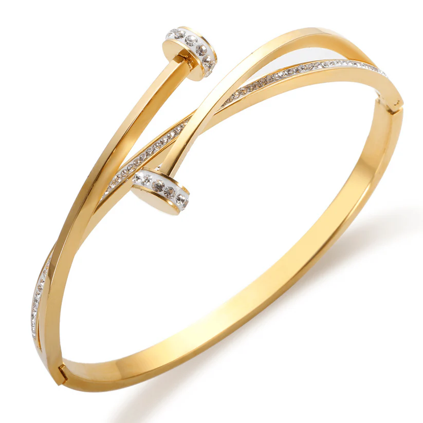 Bracelete Feminino Cravejado em Zircônia