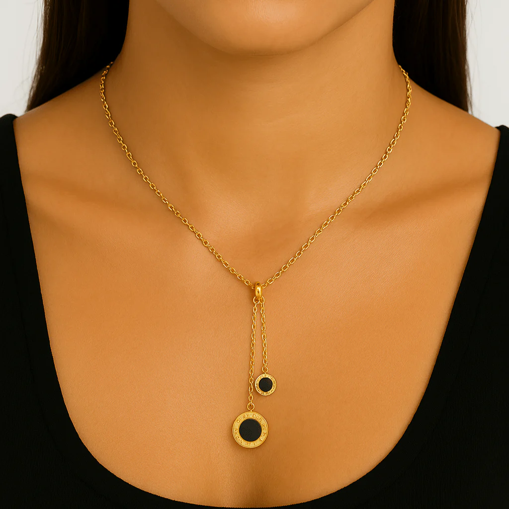 Colar Gravatinha Athenas Banhado em Ouro 18k - Imagem 4