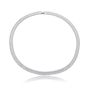 Colar Baguete Cristal