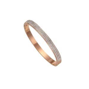 Bracelete Sutileza Luxuosa Rosé