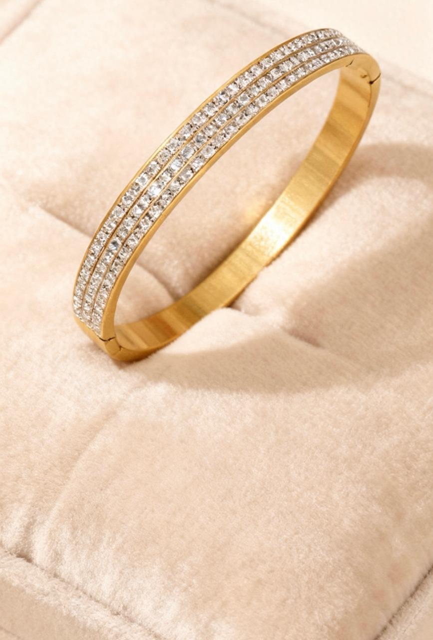 Bracelete Sutileza Luxuosa Cravejado - Imagem 3