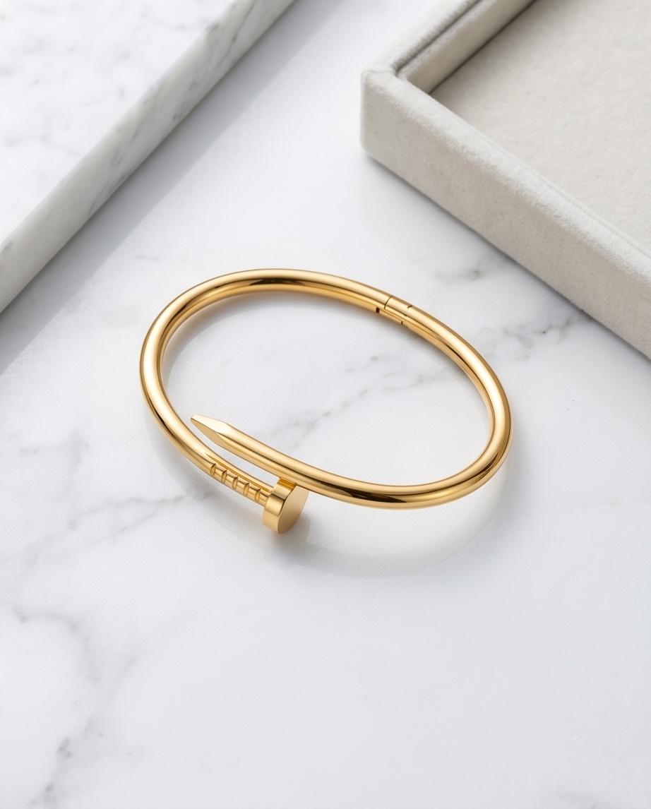 Bracelete Ponta Lone Banhado em Ouro 18K - Imagem 5
