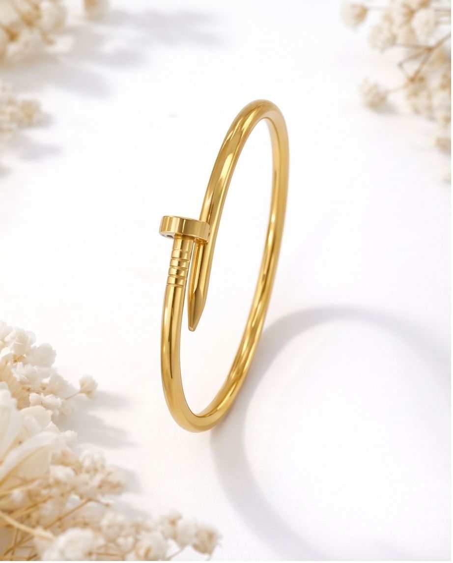 Bracelete Ponta Lone Banhado em Ouro 18K - Imagem 3
