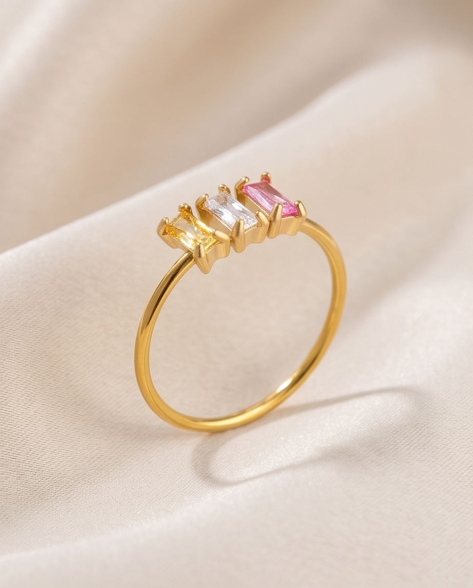Anel Aurora Banhado em Ouro 18K - Imagem 4