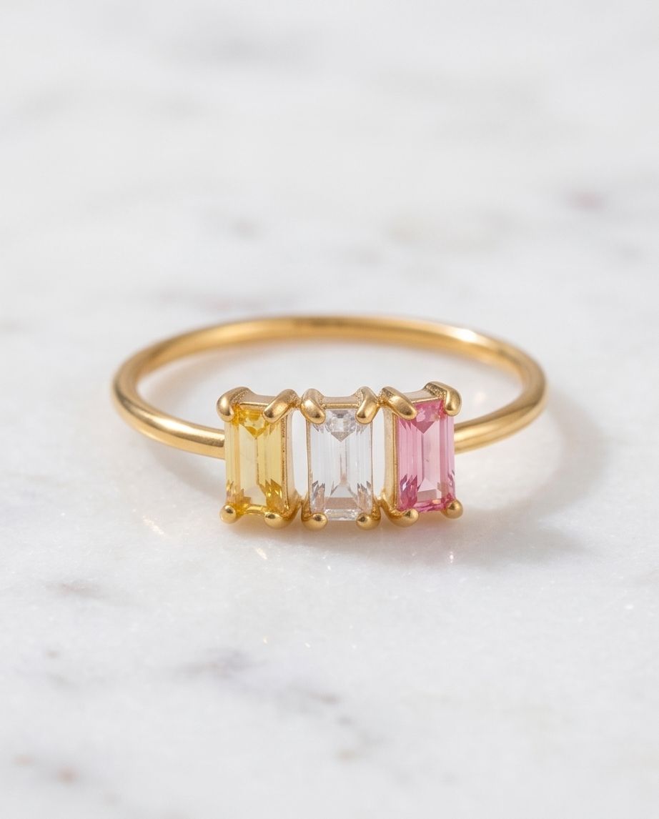 Anel Aurora Banhado em Ouro 18K - Imagem 3