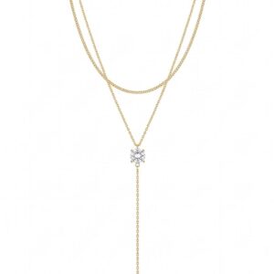 Colar Glamour Banhado em Ouro 18K