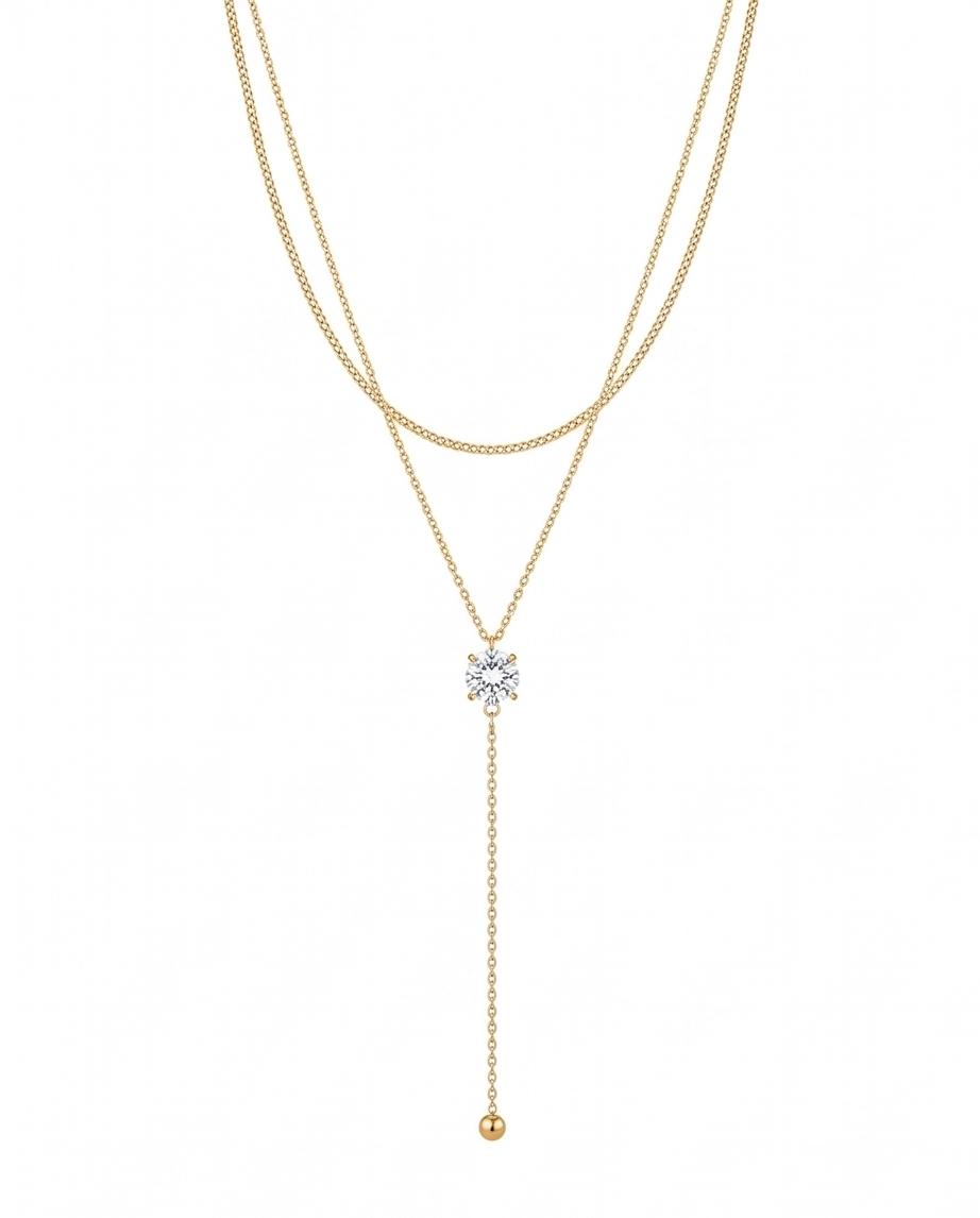 Colar Glamour Banhado em Ouro 18K