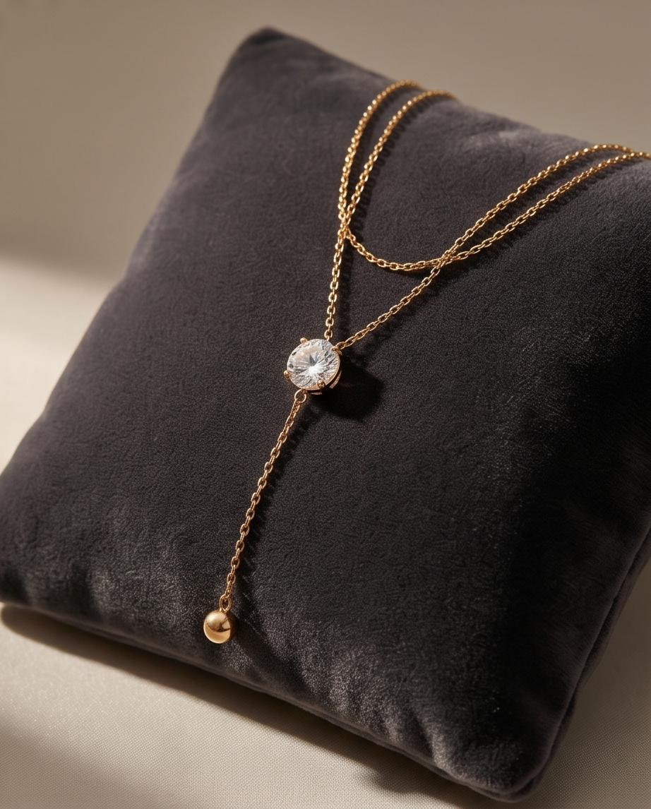 Colar Glamour Banhado em Ouro 18K - Imagem 4